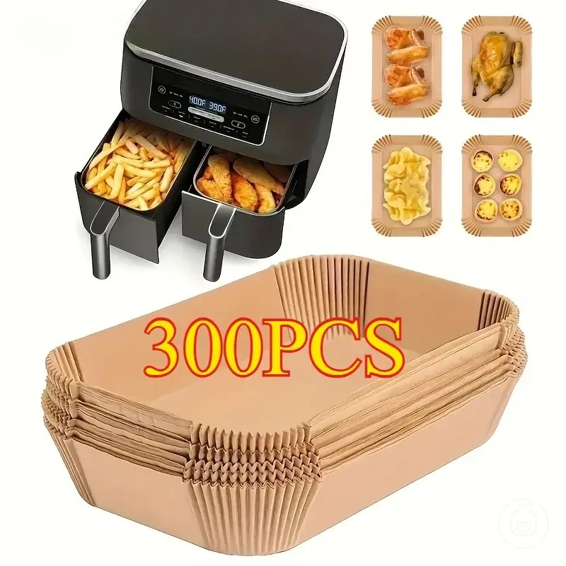 disposable non stick air fryer paper liner for baking and barbecue use