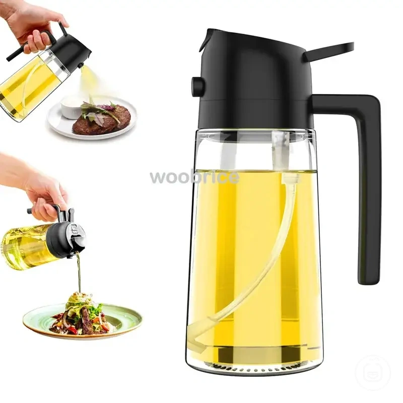 Pulverizador de aceite y pincel 2 en 1 para freidora de aire, grill y asados