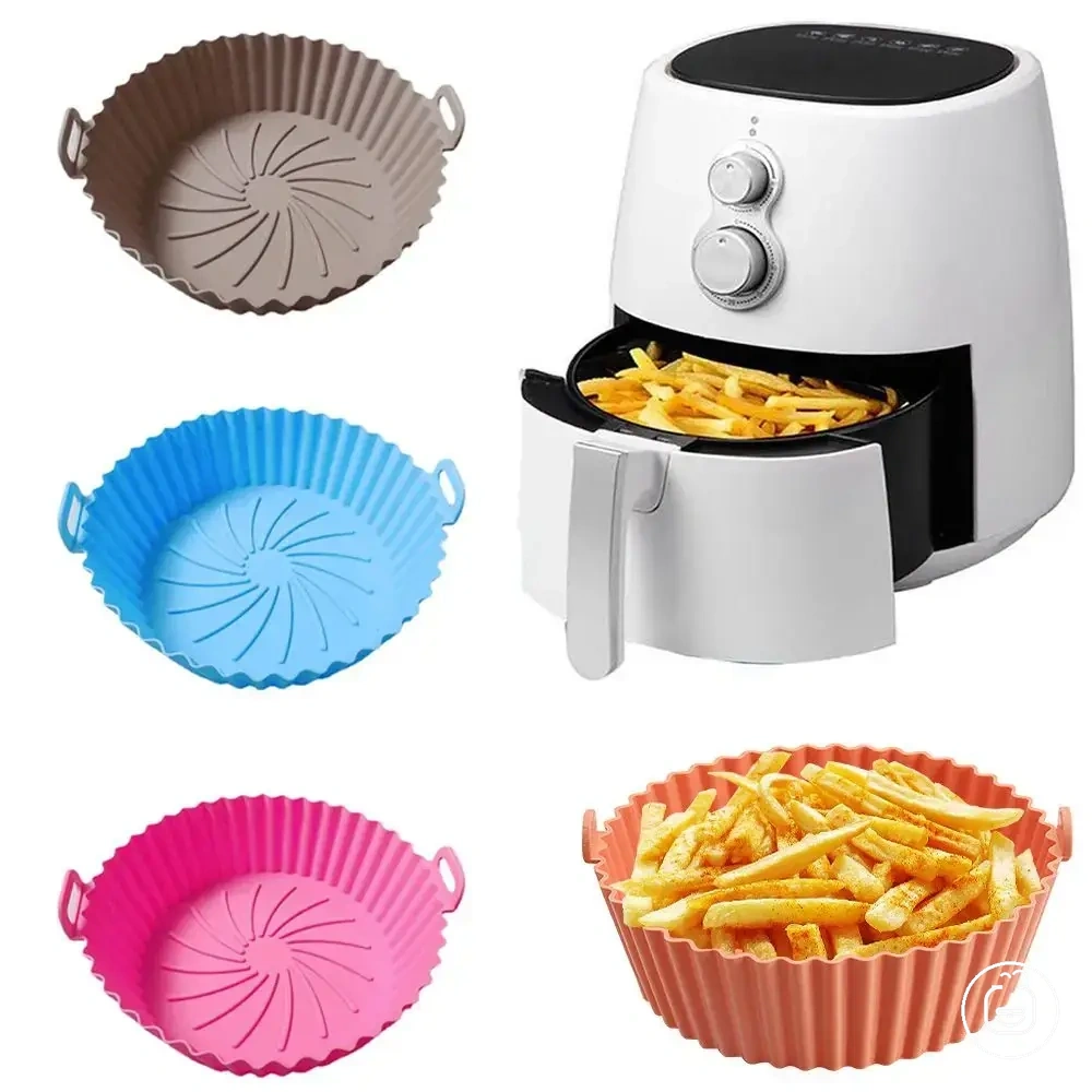 Revêtement de rechange en silicone pour panier de cuisson et accessoires de friteuse sans huile
